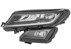 Resim SKODA KODIAQ 2017-2025 FAR SOL TARAF LED Lİ TİP ORJİNAL HELLA MARKA 