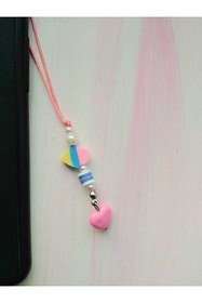 Resim nasclaycollection Fimo Hediyelik Telefon Askısı ,charm, Çanta Ve Cüzdan Süsü Şeker 