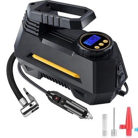 Resim Araç Çakmaklık Uyumlu Auhma Dijital Göstergeli 100w Kompresör 