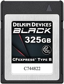 Resim DELKIN Cihazlar 325GB Siyah CFEXPRESS Tip B Hafıza Kartı 