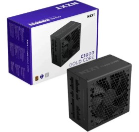 Resim Nzxt 1000W PA-0G3BB-EU C1000 Gold Core 80+ Gold Tam Modüler Siyah Atx 3.1 Pcıe Gen 5.1 Güç Kaynağı 
