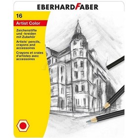 Resim Eberhard Faber Artist Color Çizim Kalemi Seti 16Lı 516916 