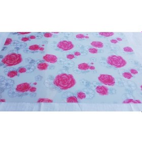 Resim Şeffaf Desenli 100Cm X 80Cm Masa Örtüsü 1.7Mm Kalın Pvc Kaymaz M 