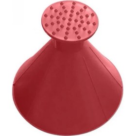 Resim Cdwishbest Kırmızı Stil Kar Kürekleri Araba Sihirli Pencere Ön Camı Buz Kazıyıcı Yağ Hunisi Kar Küreği Pencere Kazıyıcıları Buz Kazıyıcı Koni Buz Çözücü (Yurt Dışından) 