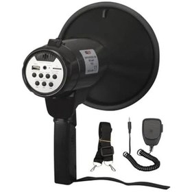 Resim Şarjlı Bluetooth Megafon, 120 Watt, Kayıt Ve Siren Fonksiyonu 