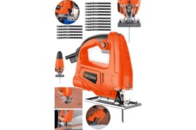 Resim Steiner Alman 4000 W Sjs Metal Şanzıman 6 Kademe Devirli Bakır Sargılı Dekupaj Testere Makinesi 15 Uç 