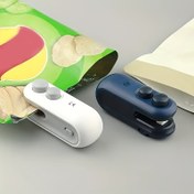 Resim 1 Adet Manyetik Kapaklı ve USB ile Güçlenen Otomatik Paketleme Makinesi - Taşınabilir PVC Yemek-Güvenli Poşet Mühürleyici, 16W Hızlı Şarj, Lityum (USB gücünde, Pil Dahil) Cipsler, Atıştırmalıklar, Çerezler, Patates Kartonlar için Uygun - Ev, Seyahat, Piknik, Ofis kullanımı İdeal - Kompakt & Ergonomic Tasarım, Manyetik Kilit Sistemi, Ücretsiz USB Şarj Kablosu dahil (PVC poşetlere uyumlu), Mini Vakum Makinesi,Gıda için Vakumlama Makinesi 