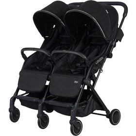 Resim Prego 2236 London İkiz Bebek Arabası - Siyah 