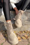 Resim Bambi Bej Süet Kadin Bot & Bootie K02678020002 Bambi