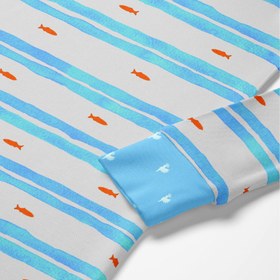Resim 1.0 Tog Little Fish Çizgili Uyku Tulumu - 2-3 Yaş 