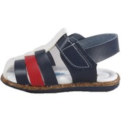 Resim Şiringenç 004 Kırmızı-lacivert Çocuk Sandalet 001 