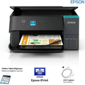 Resim Epson Renkli Tanklı Yazıcı Otomatik Çift Taraflı Baskı Wi-Fi Wi-Fi Direct USB Bağlantılı Mürekkep Püskürtmeli Çok Fonksiyonlu LCD Ekranlı Airprint Destekli Ev ve Ofis Tipi Ekonomik Dupleks Yazıcı 