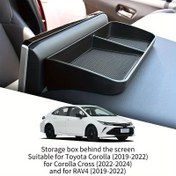 Resim Siyah Gösterge Paneli Saklama Tepsisi, 2019 - 2022 Toyota Corolla, 2022 - 2024 Corolla Rui ve 2019 - 2022 Toyota RAV4 için uygundur. Kaymaz Kauçuk Pedli ABS Malzemeden Yapılmıştır. 
