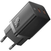 Resim Baseus Gan5 Pro 40w Çift Type-c Girişli Şarj Cihazı Iphone 12 13 14 15 Pro Max Şarj Başlık Akım Koru 