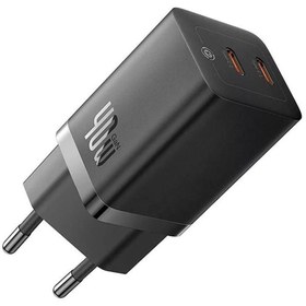 Resim Baseus Gan5 Pro 40w Çift Type-c Girişli Şarj Cihazı Iphone 12 13 14 15 Pro Max Şarj Başlık Akım Koru 