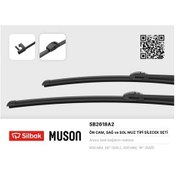 Resim Sılbak Silecek Süpürgesi 650/450mm Muz Tipi Bmw 5 Serısı Tourıng - 7 Serısı 03/10 IS00-SILBAK SB2618A2 