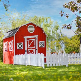 Resim Mandu Ahşap Çiftlik Oyun Evi 