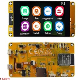 Resim Esp32-48s035 3.5 İnch Kapasitif Dokunmatik Tft Lcd Modül 320x480 Pixel Rgb Led Ldr Usb Uart Io 