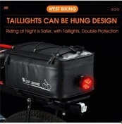 Resim Didadodo 4l Siyah Su Geçirmez Bisiklet Çantası - Geniş Kapasite Ve Dayanıklı Siyah 