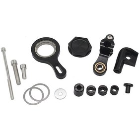 Resim Yaozixa Yamaha Yzfr1 2002-2017 Yzfr6 2006-2020 İçin Alüminyum Fren Damperi Montaj Braketi Seti - Siyah 