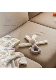 Resim Babyjem Tutmalı Çıngıraklı Mini Peluş Tavşan Taş 842 