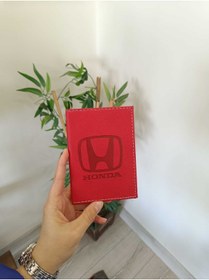 Resim EFE DERİ Honda Deri Dikişli Araç Ruhsat Kılıfı Kabı Ruhsatlık Ruhsat Koruyucu 