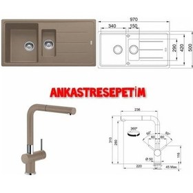 Resim Franke Bfg 651 Oyster Eviye.Active Plus D 