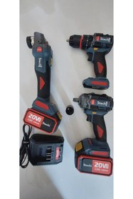 Resim StechEnd STECH AKÜLÜ 3 LÜ SET 2X4.0 AMPER 20 V 