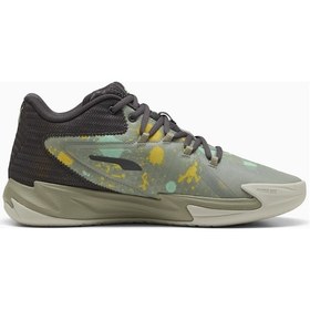 Resim Puma Dagger Points İn The Paint Erkek Basketbol Ayakkabısı C-pum312168p01p01 Yeşil 
