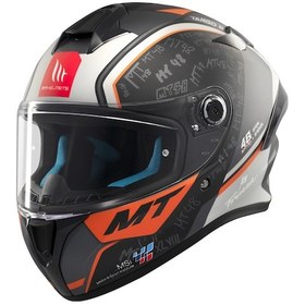 Resim Mt Helmets Targo S B4 İvan Motosikler Kaskı Turuncu XL 