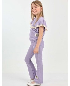 Resim Lila Fitilli Takım 6-9 Yaş 2072-3 Lila 