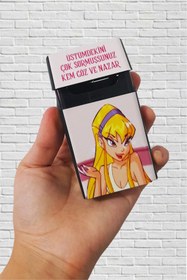 Resim SARANG Winx Stella Kem Göz Ve Nazar Standart Sigara Tabakası Kutusu 