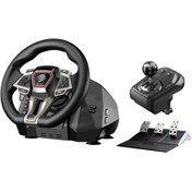 Resim Madcatz Mad Catz M.2.X PRO Yarış Direksiyonu, 900° Force Feedback, 3 Pedal + Vites, PC/PS4/Xbox Uyumlu 