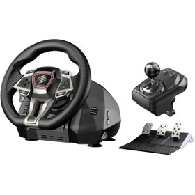 Resim Madcatz Mad Catz M.2.X PRO Yarış Direksiyonu, 900° Force Feedback, 3 Pedal + Vites, PC/PS4/Xbox Uyumlu 
