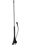 Resim Teltree Vw Polo Golf Jetta Bora Passat Gtı İçin 41cm Demir Araç Anteni - Kolay Montez, İyi Radyo Alımı, Siyah 