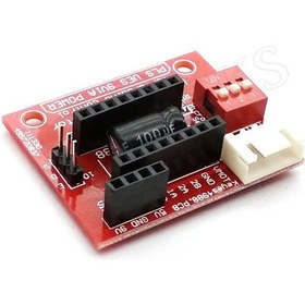 Resim A4988 Drv8825 Step Motor Sürücü Shield Genişleme Kartı 3D Yazıcı 