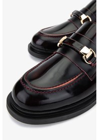 Resim Valmenti Kadın Bordo Loafer Ayakkabı 858 01 Bn Ayk Sk24-25 Bordo Acma Bordo 