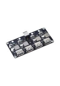 Resim 6V - 30V 24W 4 USB'li Gerilim Azaltıcı Hızlı Şarj Kartı 