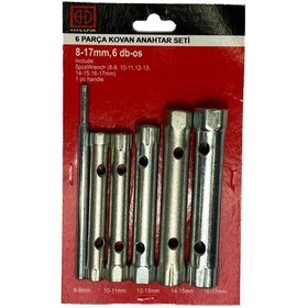 Resim Genel Markalar BATARYA SÖKÜCÜ REAL ÖZS 6 PARÇA KOVAN ANAHTAR SETİ 8-17 MM 