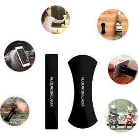 Resim Ev Ofis Duvar veya Araç İçi Telefon, tablet, ev eşyası Tutucu Sabitleyici Yapıştırıcı Kaydırmaz Ped 