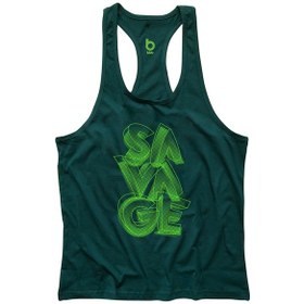 Resim Bluu Savage Fitness Gym Tank Top Sporcu Atleti (528806896) Çok Renkli 