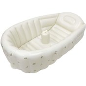 Resim Suntek Bahçe Açık Arka Için Şişme Bebek Küveti Zeytin 