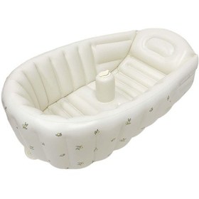 Resim Suntek Bahçe Açık Arka Için Şişme Bebek Küveti Zeytin 