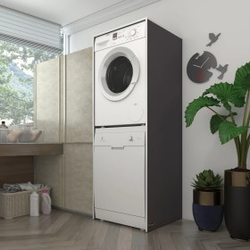 Resim Kenzlife çamaşır-bulaşık makinesi dolabı borya gri 180*70*60 banyo kapaksız arkalıksız 