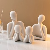 Resim Aile Sanat Heykeli, Beton Çift Heykeli, Yeni Aile Heykeli, Üç Aile Üyesi Heykeli, Yeni Gençler Hediyesi, Düşünmek İçin Masa Dekorasyonu, Silikon Kaplama, Gençler Ebeveynleri ve Gençler Vücudu, Çimento ve Alçı Heykel Kalıbı, Epoksi Reçine Vücut Kalıbı, Mum Kalıbı 