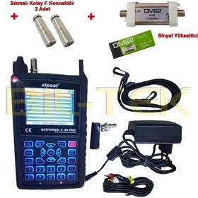 Resim Satfinder 5 Hd Pro Profesyonel Uydu Bulucu 2018 Model 