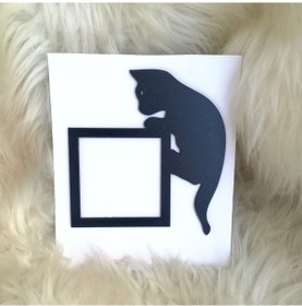 Resim Kedi Desenli Dekoratif Priz Çerçevesi 