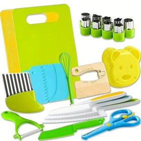 Resim Mutfak Bıçağı Seti, Mutfak Araçları Simülasyonu Mutfak Oyuncakları, Mini Şef Bıçağı Seti, Plastik ve Ahşap Bıçaklar, Katlanabilir Kesiciler, Sandviç Kesiciler, Soyucular, Kesme Tahtaları, Doğum Günü Hediyeleri. 