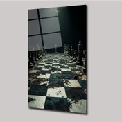 Resim Satranç - Cam Tablo - Deg0255 