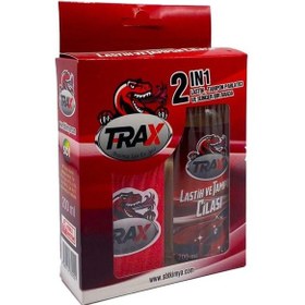 Resim Trax Oto Lastik ve Tampon Parlatıcı Cila Jel Süngerli 200 ml 